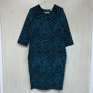I.b.b.I. Designer Zebra Midi Dress Size 16